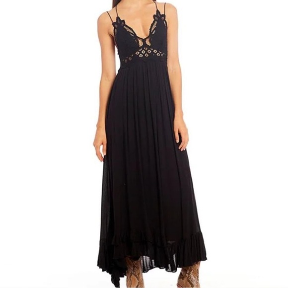 Free People Dresses & Skirts - NWT Free People One Adella Maxi Dress in Black NWT
Size Medium